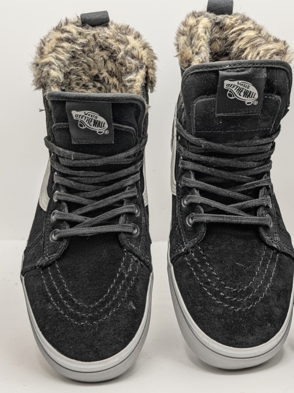Vans Women's SK8-Hi Platform MTE "Black Leopard Fur"